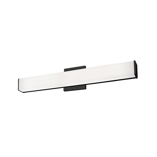 Black Dimmable LED 24" Bath Bar Light