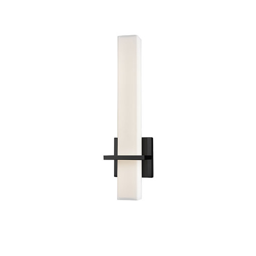Nepal Black LED Dimmable Wall Sconce, 18" Height