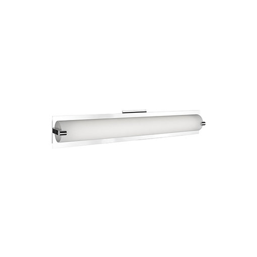 Lighthouse 26" Chrome LED Vanity Light with Dimmable Opal Glass