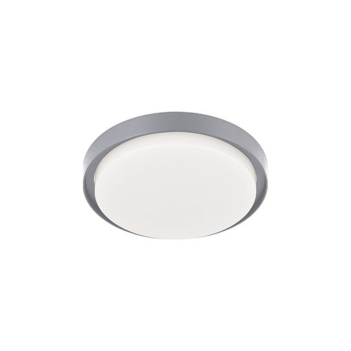 Bailey Compact Aluminum LED Drum Flush Mount - Indoor/Outdoor