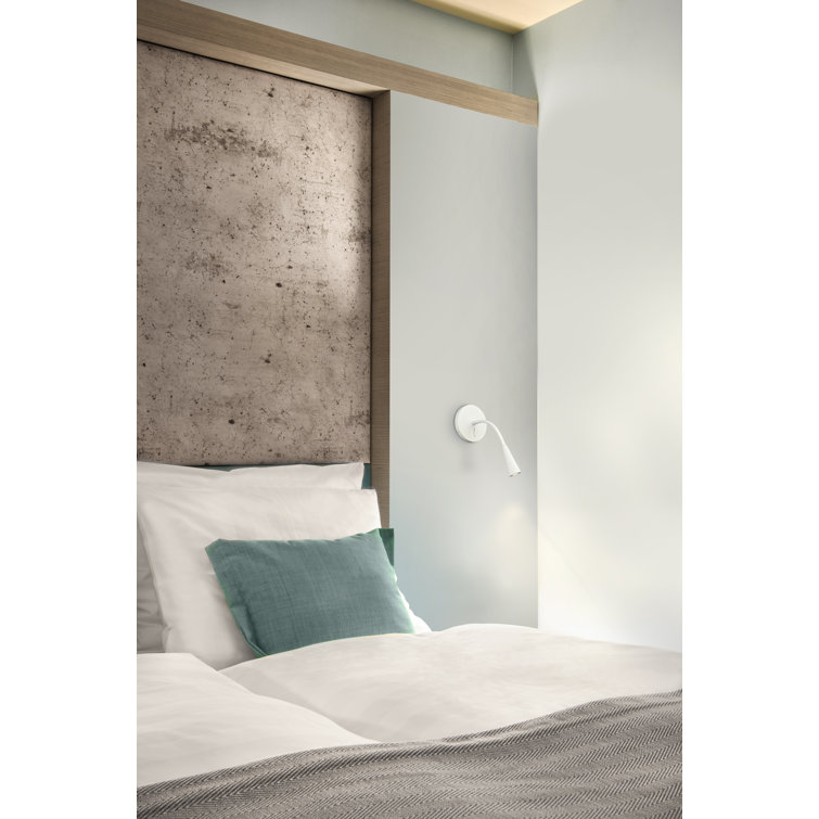 Eton Black Aluminum 7.5" Dimmable LED Wall Sconce