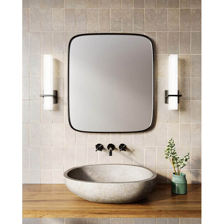 Nepal Black LED Dimmable Wall Sconce, 18" Height