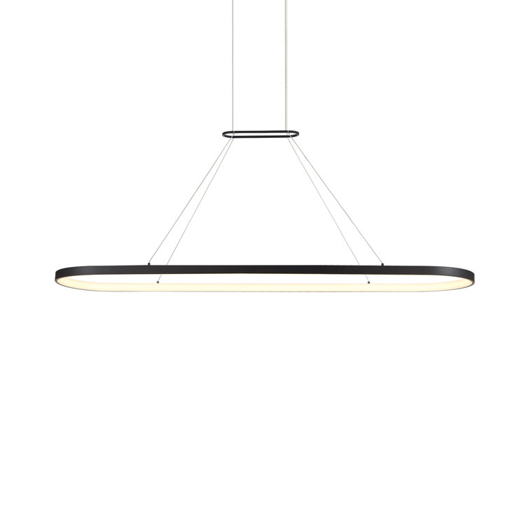 Eerie 59" Black Aluminum LED Pendant Light