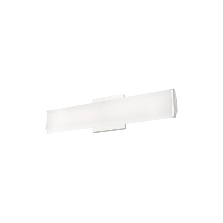 Sleek Chrome 20" LED Bath Bar with Dimmable Light