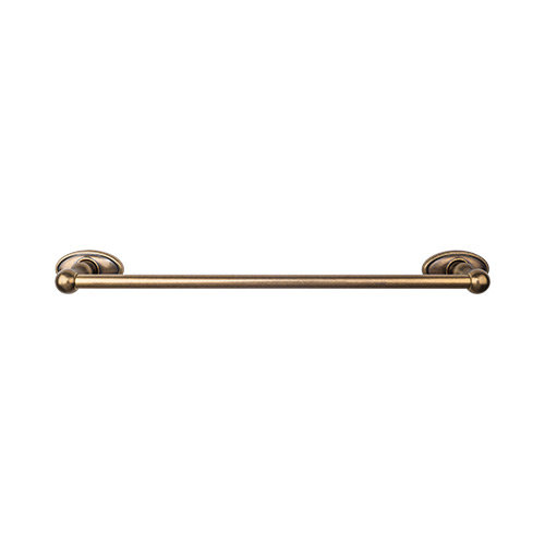 Edwardian German Bronze 20 1/2" Wall Mounted Single Towel Bar