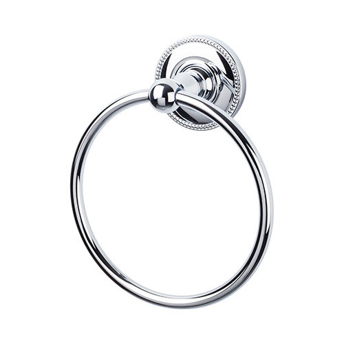 Edwardian Polished Chrome Wall Mounted Bath Towel Ring