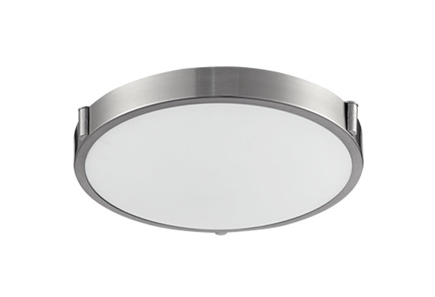Floyd Brushed Nickel LED Flush Mount with Glass Cover