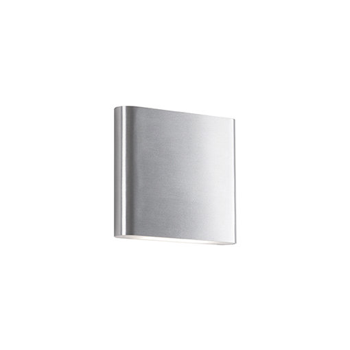 Sleek Brushed Nickel LED Wall Sconce 5.5" H x 6.13" W