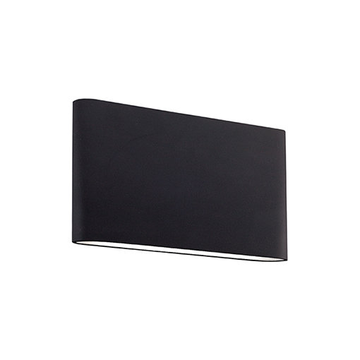 Talis Minimalist Black Aluminum LED Wall Sconce