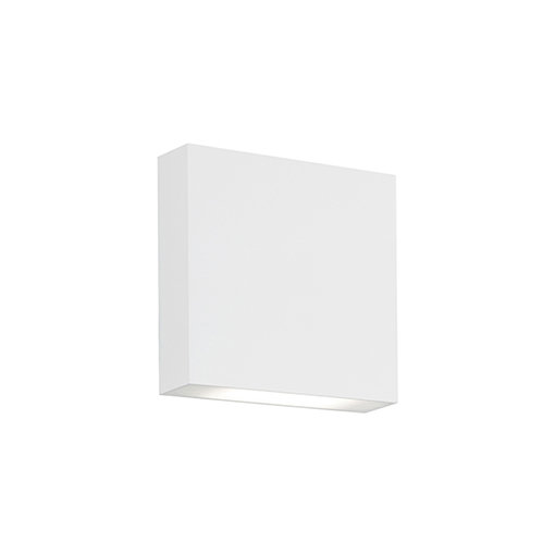White Aluminum Dimmable Direct Wired Wall Sconce