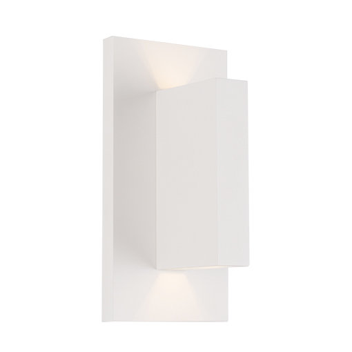 Vista White Aluminum LED Wall Sconce