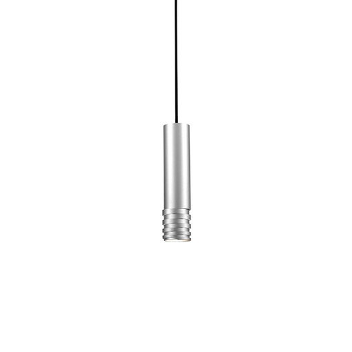 Milca Brushed Nickel 10.25" Single Light Pendant with Stacked Slices