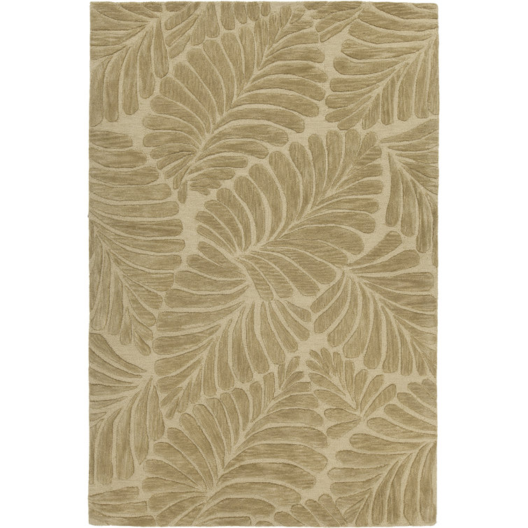 Ivory Elegance Hand-Tufted Wool Rectangular Area Rug 7'9" x 10'6"