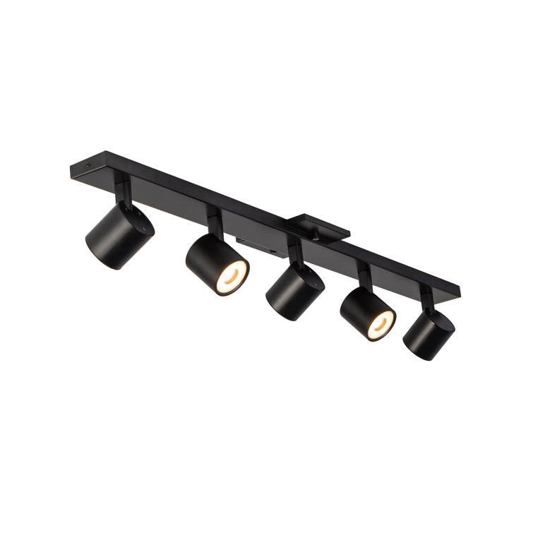 Arnold Black 50W LED 5-Head Adjustable Track Light
