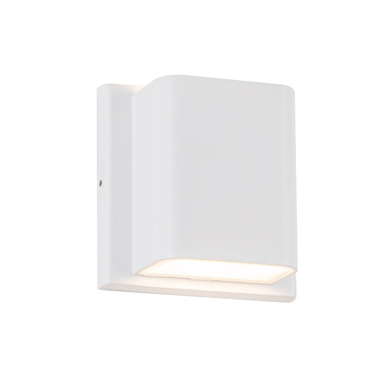 White Dimmable LED Outdoor Wall Light Fixture