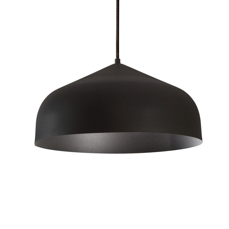 Helena Black Aluminum Single Pendant Light