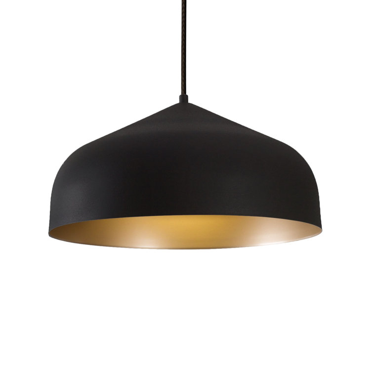 Helena Black and Gold Aluminum Pendant Light