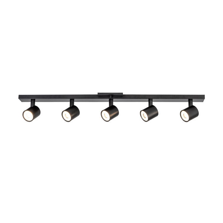 Arnold Black 50W LED 5-Head Adjustable Track Light