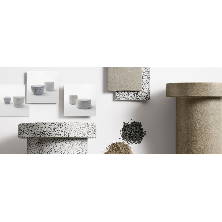 White Terrazzo Modern Coffee Table