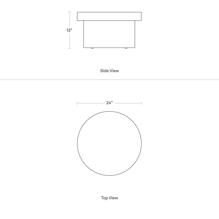 White Terrazzo Modern Coffee Table