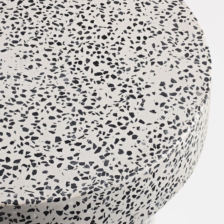 White Terrazzo Modern Coffee Table