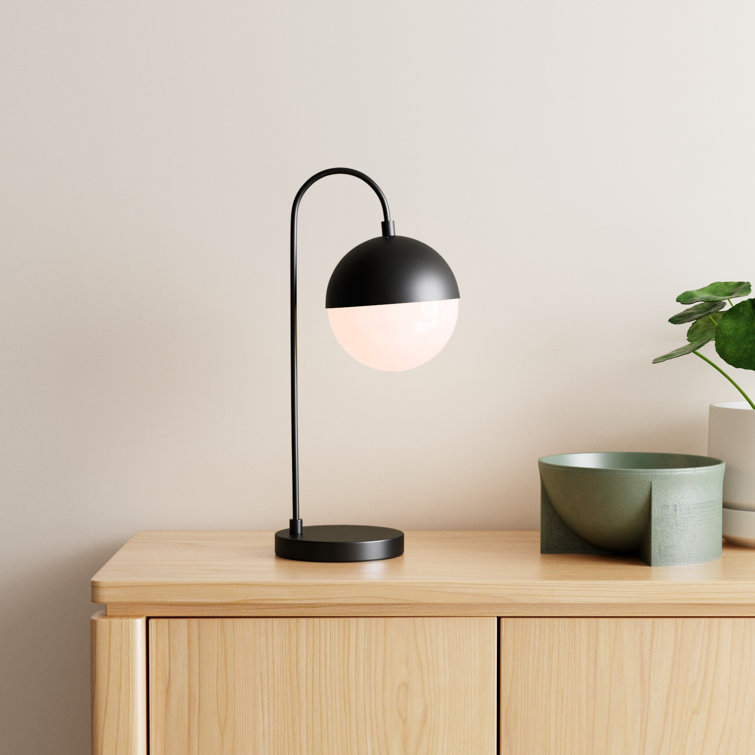Cappi 20.5" Black Contemporary Globe Table Lamp