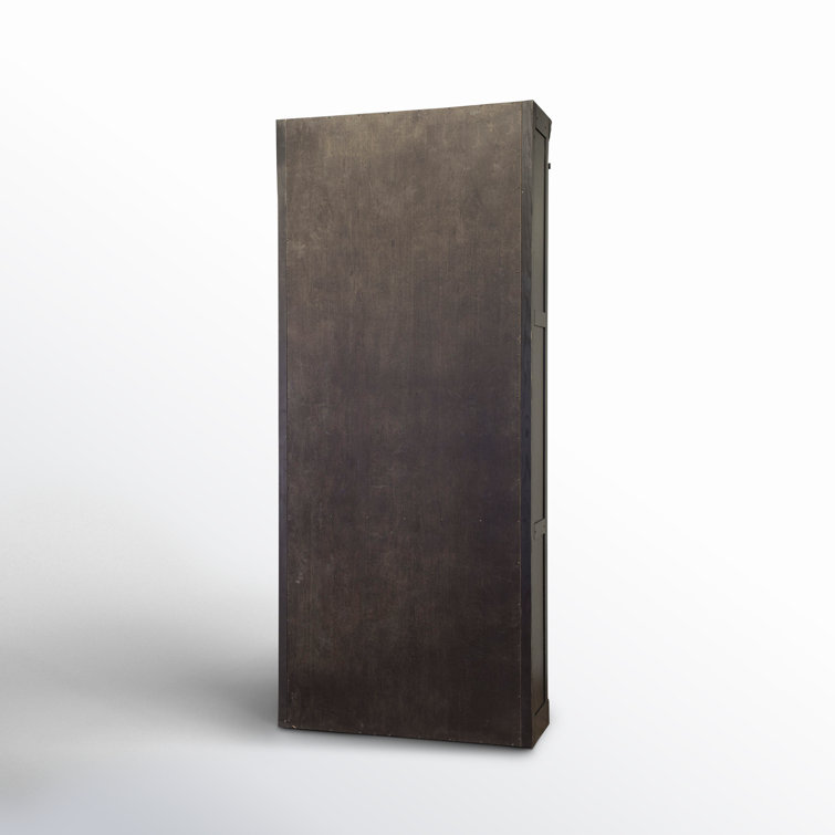 Toulouse Aged Ebony and Warm Honey Adjustable Bookcase