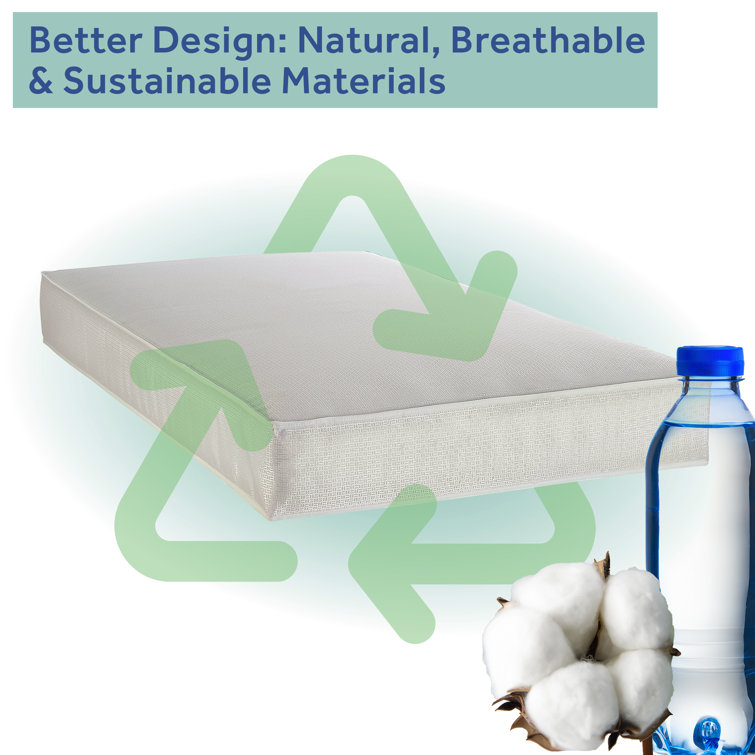 Sealy OptiCool Dual Firm Gel Memory Foam Crib Mattress