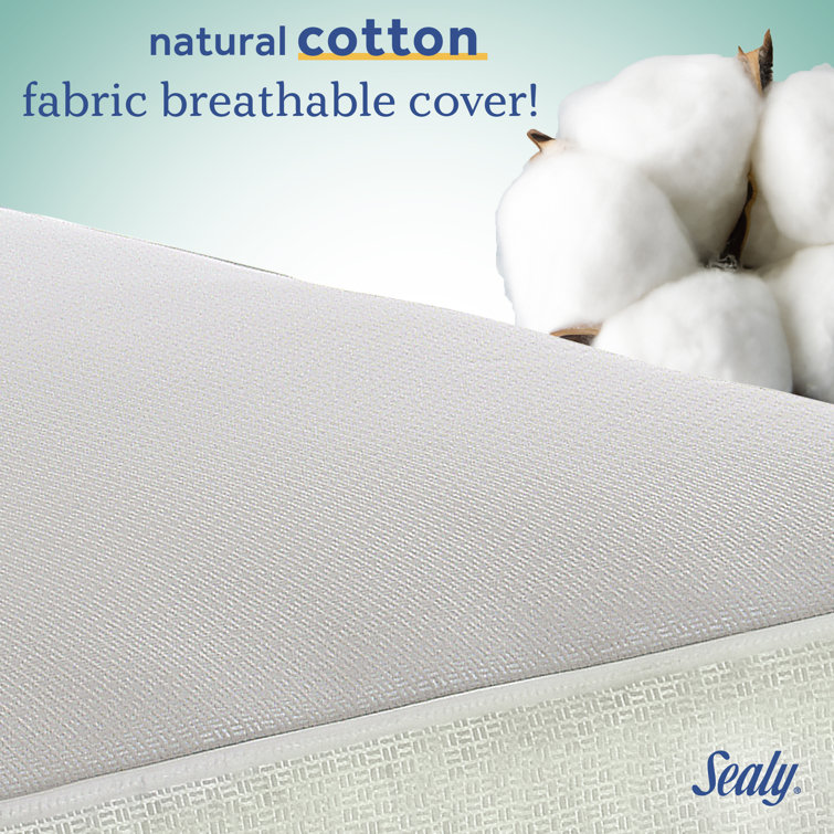 Sealy OptiCool Dual Firm Gel Memory Foam Crib Mattress
