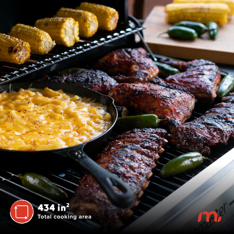 Megamaster 3-Burner Black and Silver Propane Gas Grill