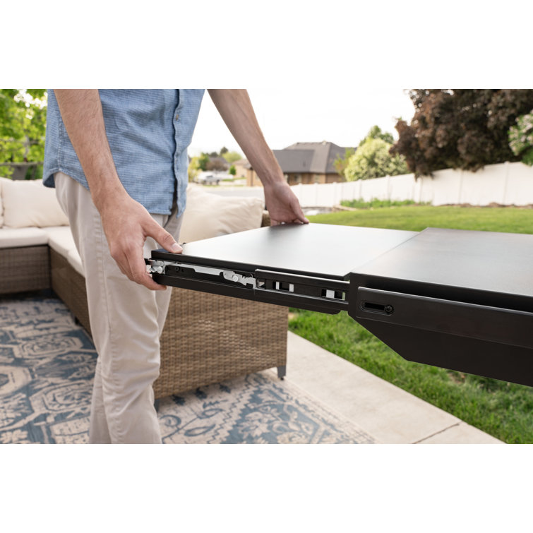 Black Stainless Steel 36" Cart Style Griddle with Hood