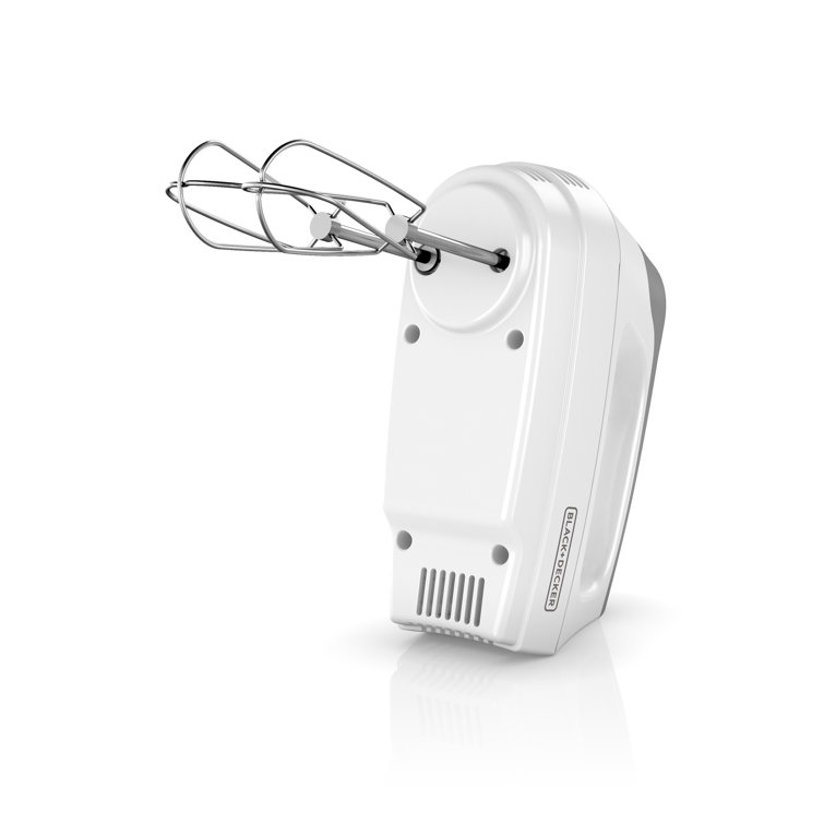 BLACK+DECKER MX3000 Black And Decker White 6 Speed Hand Mixer - White