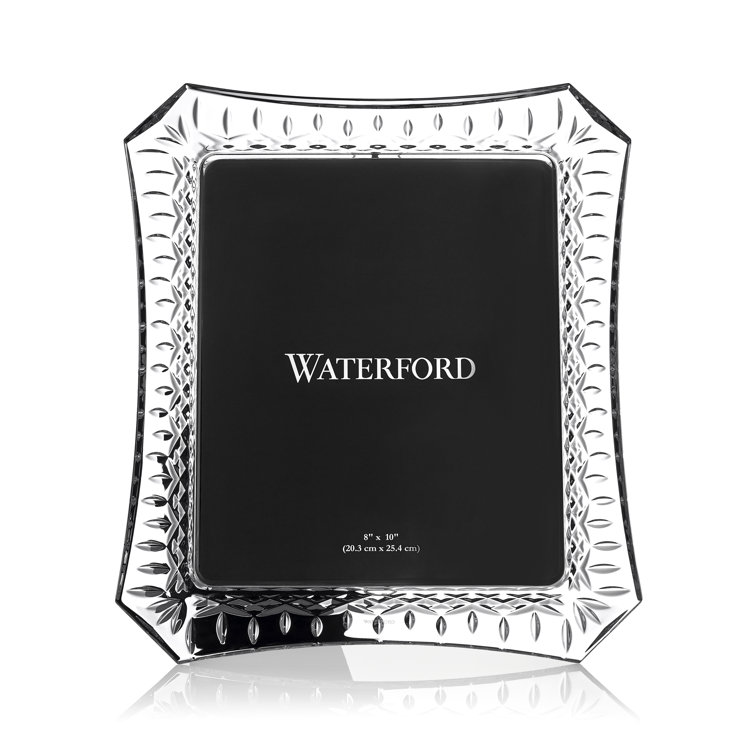 Classic Black Crystal 8" x 10" Leaf Embossed Tabletop Frame