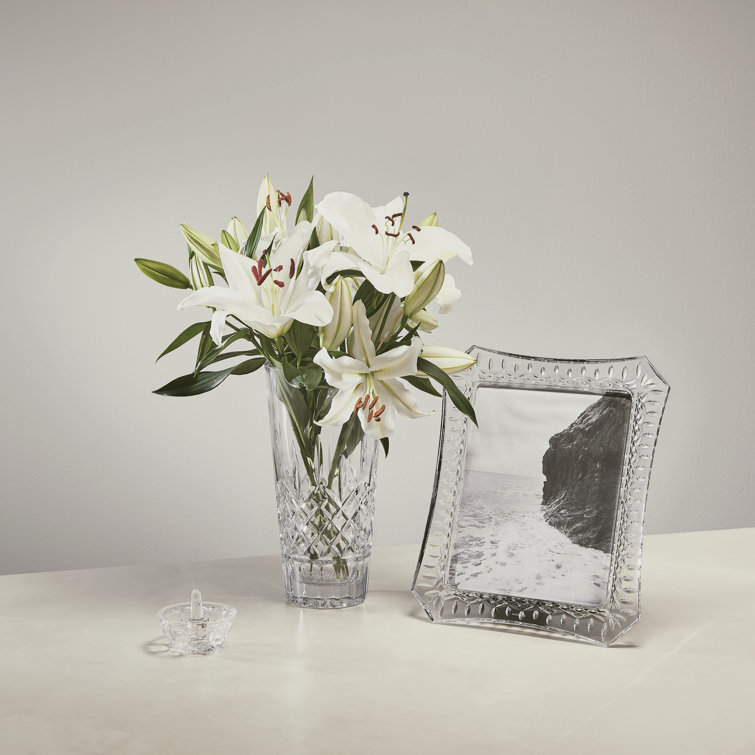 Classic Black Crystal 8" x 10" Leaf Embossed Tabletop Frame