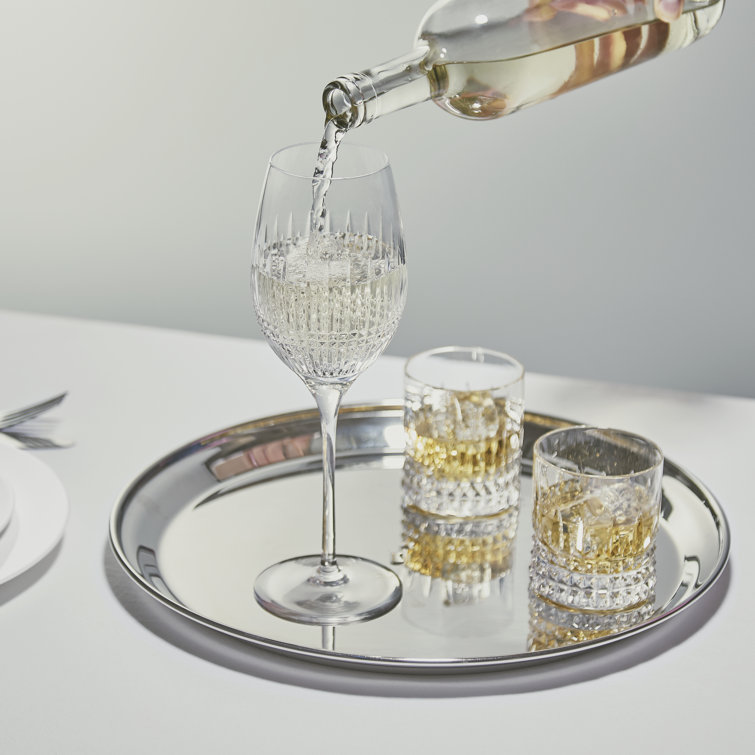 Classic 7 oz Clear Crystal Handcrafted Tumblers Set