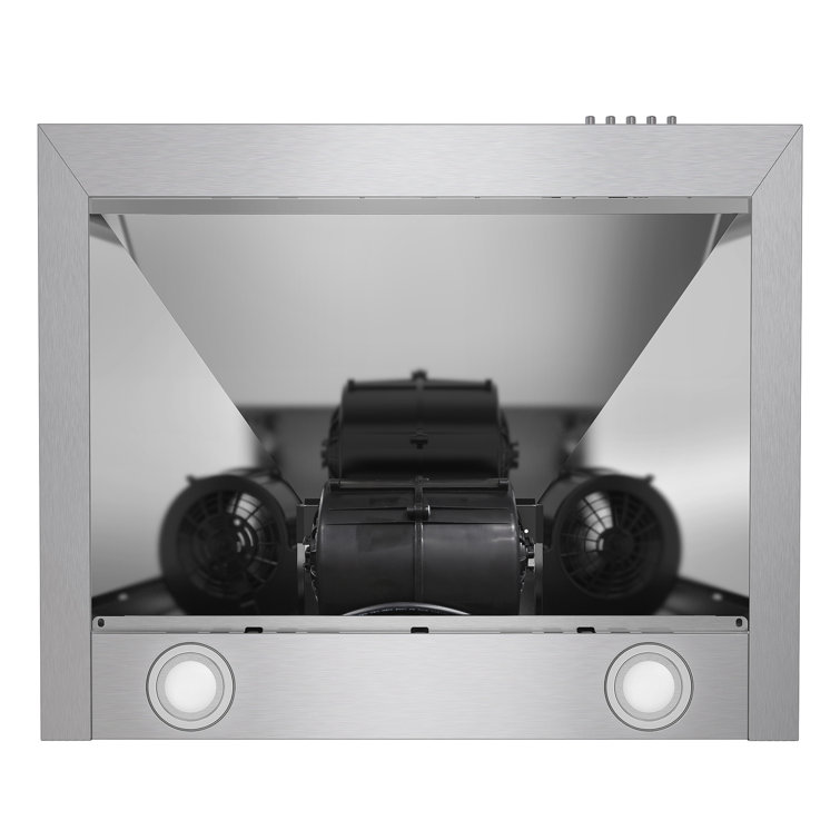 24'' Stainless Steel Convertible Wall Mounted Range Hood
