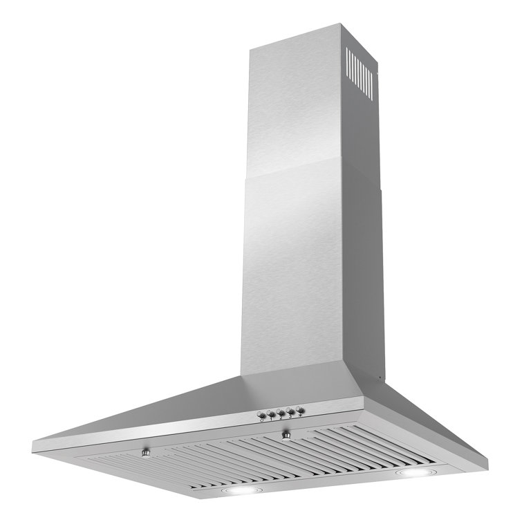 24'' Stainless Steel Convertible Wall Mounted Range Hood