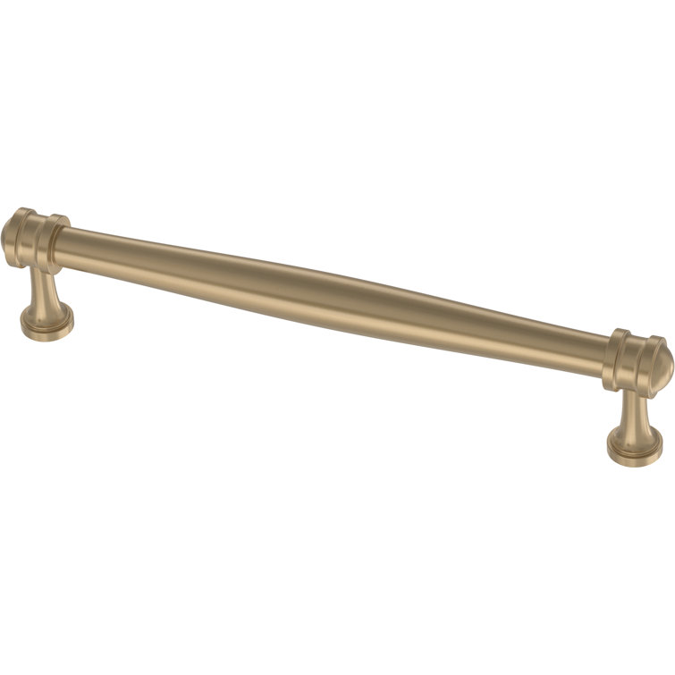Champagne Bronze 6.3'' Industrial Bar Pull with Mounting Hardware