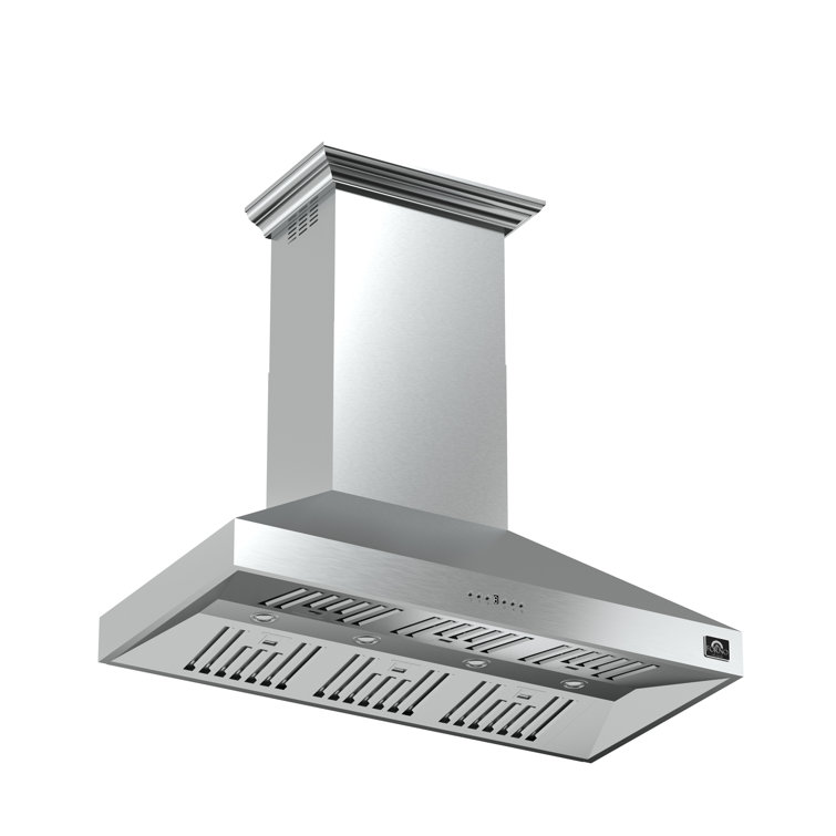 Orvieto 48-Inch Stainless Steel Wall Mounted Range Hood