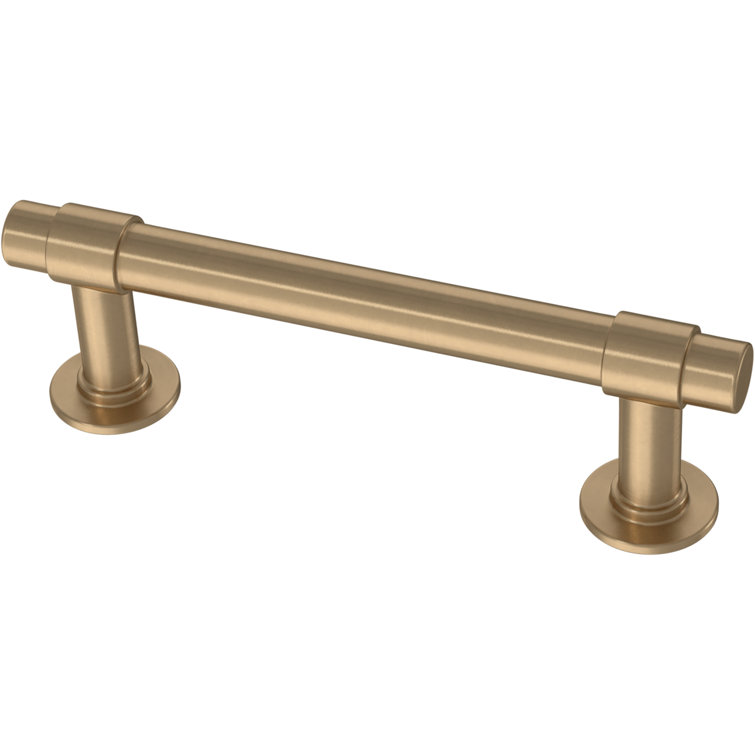 Champagne Bronze Aluminum Bar Drawer Pull with Mounting Hardware