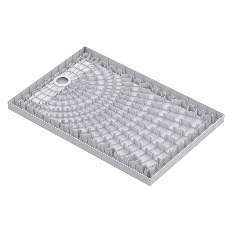 Alexandria 60" Black Framed Sliding Shower Kit with Clear Glass
