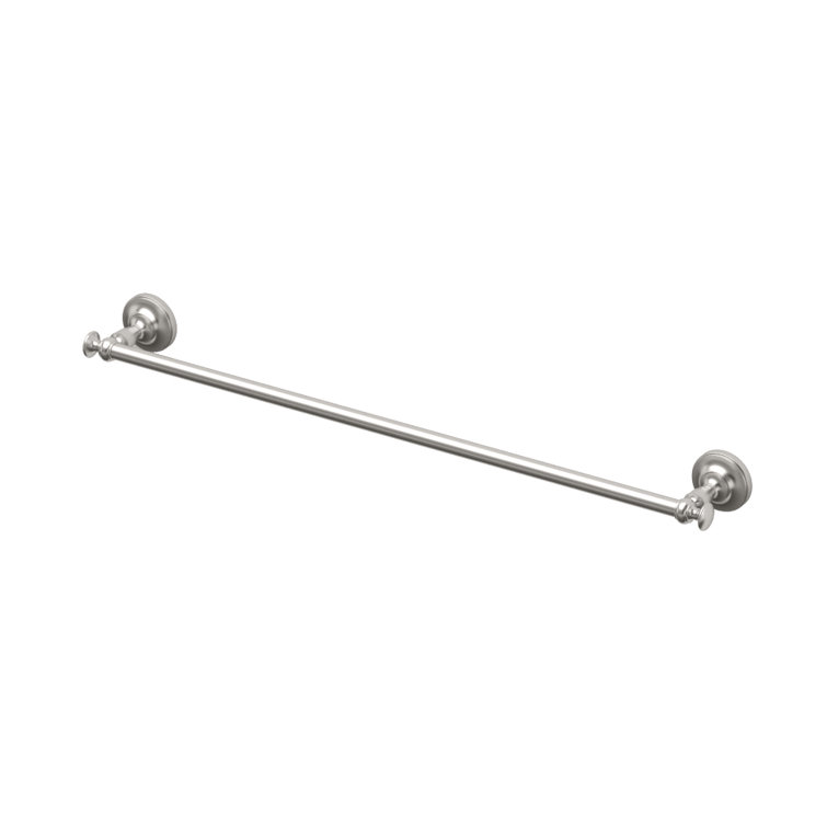 Satin Nickel 26" Wall Mounted Towel Bar