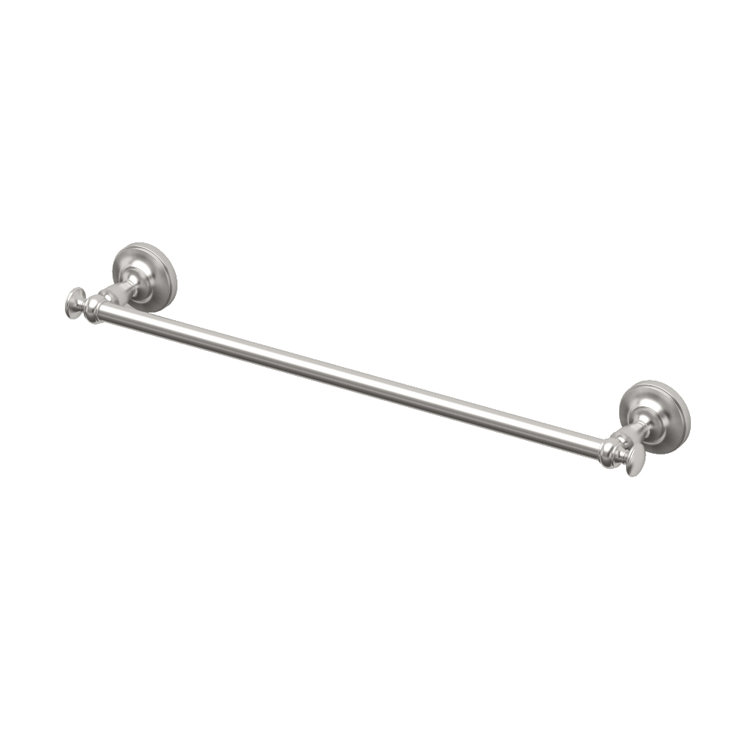 Satin Nickel 24'' Wall Mounted Towel Bar