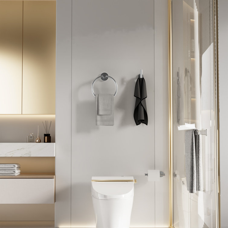Brushed Nickel 4-Piece Bathroom Hardware Set