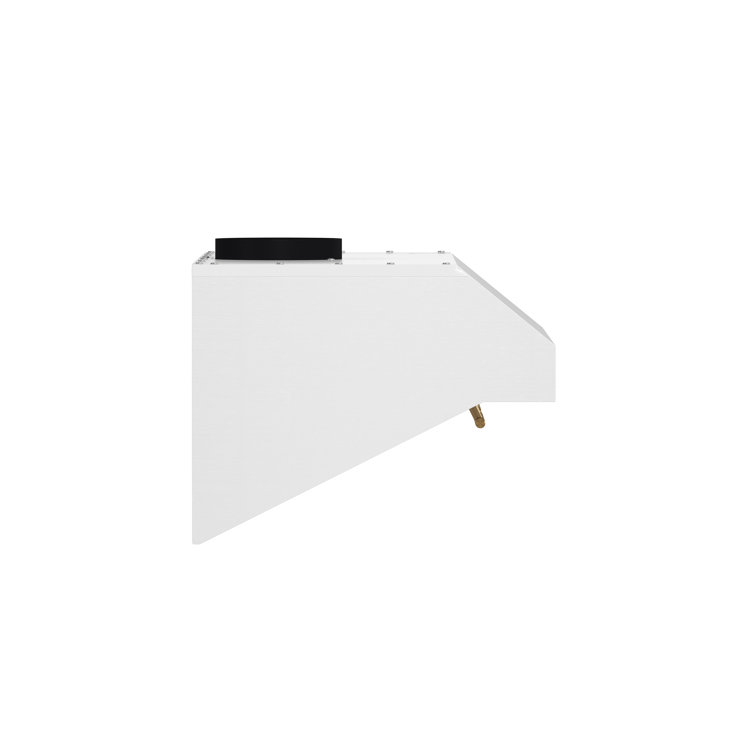 White Stainless Steel 30" Under Cabinet Range Hood with LED Lights
