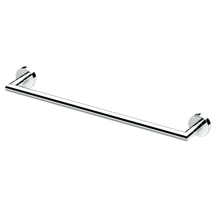Modern Chrome 20-Inch Wall Mounted Towel Bar