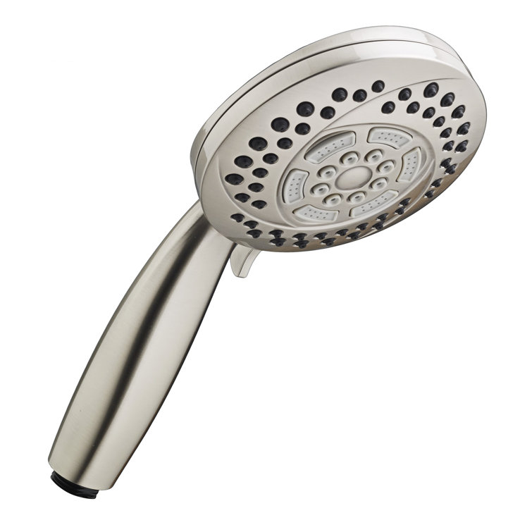 HydroFocus Satin Nickel Multi-Function Handheld Shower Head