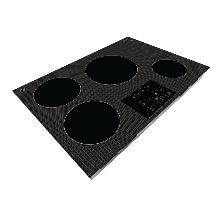 Equator 30" Black Ceramic 4 Burner Induction Cooktop