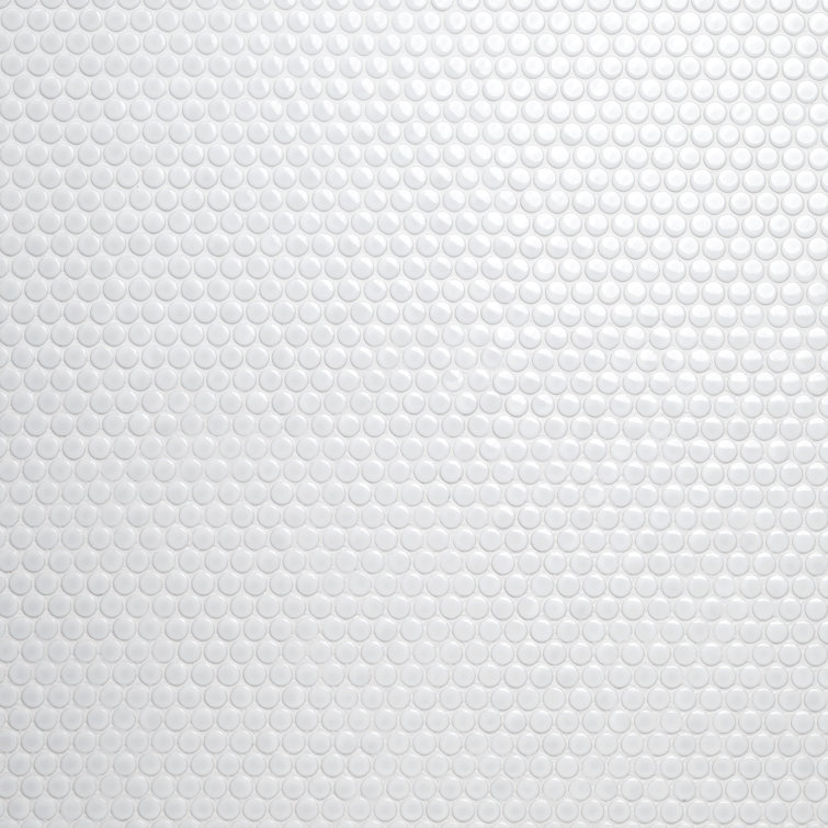Bianco Matte Square Porcelain Mosaic Tile Sheet