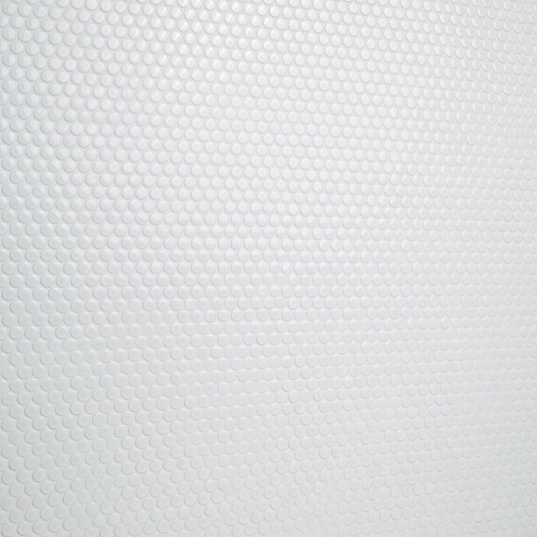Bianco Matte Square Porcelain Mosaic Tile Sheet
